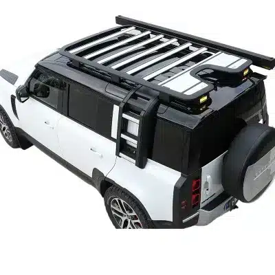 Suitable for Land Rover Defender luggage rack modification parts side ladder equipment box roof platform Black Samurai 007 accessories Suitable for Land Rover Defender luggage rack modification parts side ladder equipment box roof platform Black Samurai 007 accessories