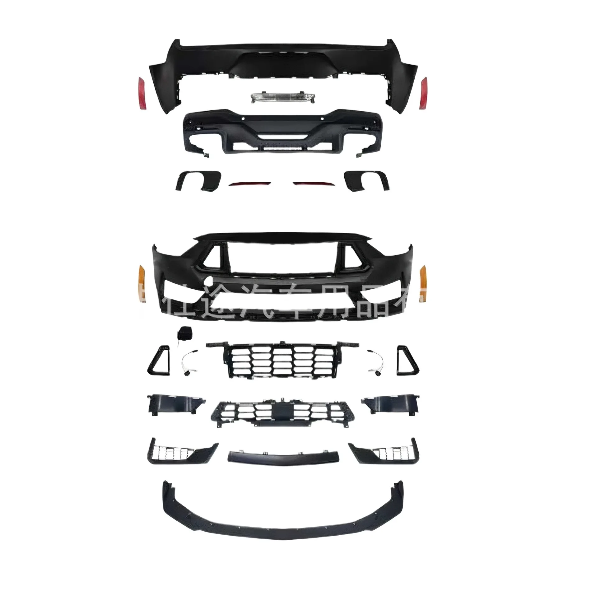 Front Bumper Body Kit Dark Horse Style for Ford Mustang 2015-2023 Exterior Upgrade