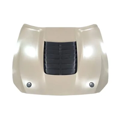 Performance Style Hood Air Intake Vents Engine Cover Panel for Ford Mustang GT500 Modification Performance Style Hood Air Intake Vents Engine Cover Panel for Ford Mustang GT500 Modification