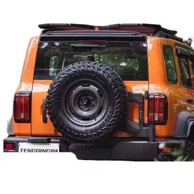 Tank 300 linkage spare tire bracket Ark multifunctional rear license plate frame reversing light to prevent spare tire from sinking modification Tank 300 linkage spare tire bracket Ark multifunctional rear license plate frame reversing light to prevent spare tire from sinking modification