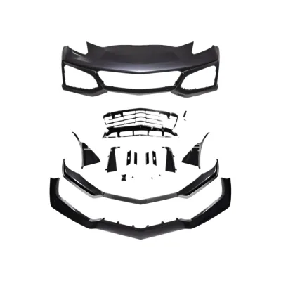 Front and Rear Bumper Body Kit ZR1 Style Upgrade for Chevrolet Corvette C7