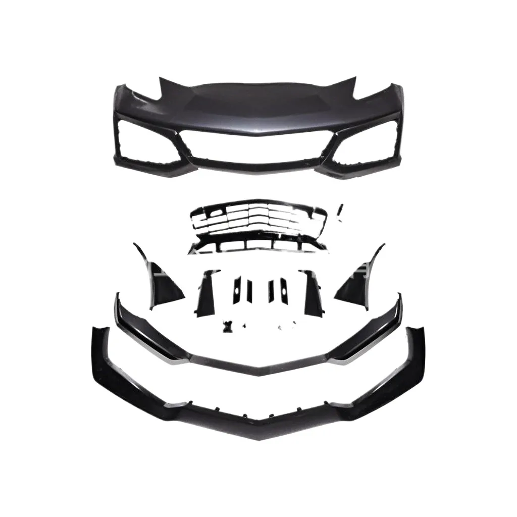 Front and Rear Bumper Body Kit ZR1 Style Upgrade for Chevrolet Corvette C7