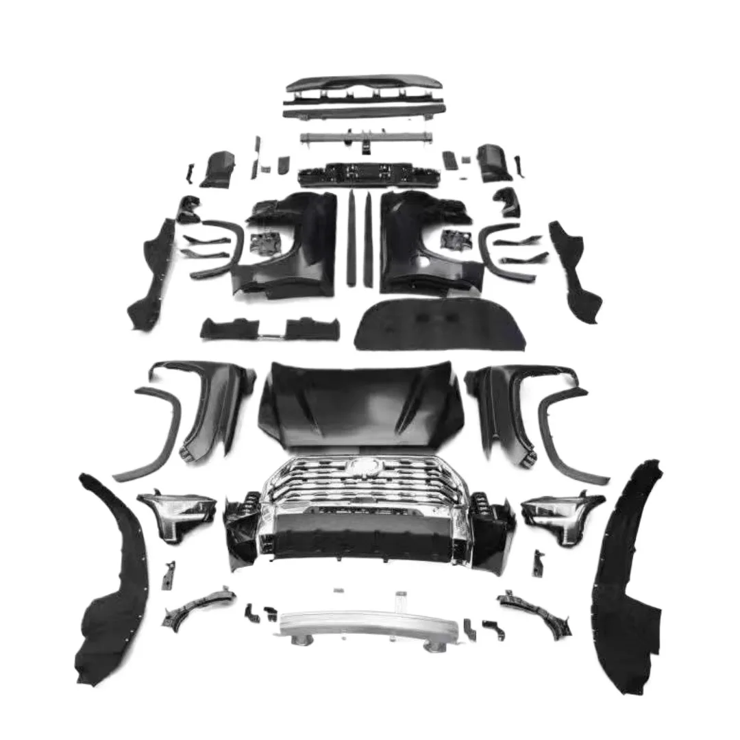 Full Body Conversion Kit Front and Rear Bumper Upgrade for Toyota Tundra 2007-2021 to 2022 Model Style