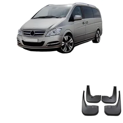 Soft Rubber Mud Flaps Splash Guards for Mercedes-Benz Viano Vito 2012-2015 Front and Rear Set Soft Rubber Mud Flaps Splash Guards for Mercedes-Benz Viano Vito 2012-2015 Front and Rear Set