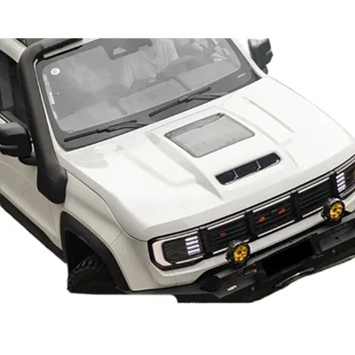 Off-Road Style Engine Hood with Glass Intake Vent for 2024 BJ40 Muscle Line Exterior Upgrade Off-Road Style Engine Hood with Glass Intake Vent for 2024 BJ40 Muscle Line Exterior Upgrade