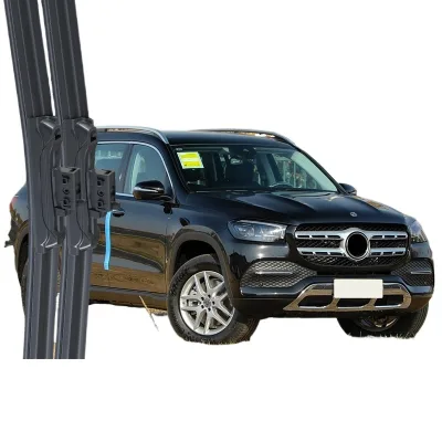 All-Season Frameless Windshield Wiper Blades with Silent Rubber Strips for Mercedes-Benz GLS400 Front Windscreen Brush Set All-Season Frameless Windshield Wiper Blades with Silent Rubber Strips for Mercedes-Benz GLS400 Front Windscreen Brush Set