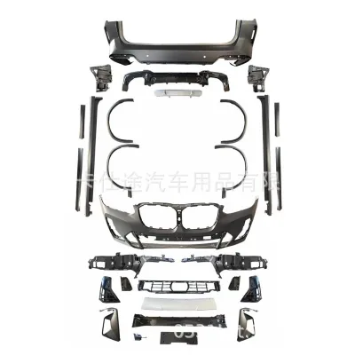 Body Kit Front and Rear Bumper Set for BMW X3 M-Tech LCI Conversion
