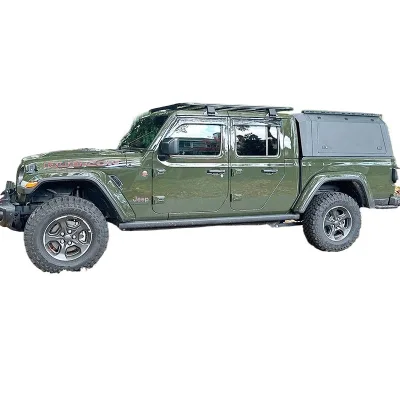 Split Three-Door High Top Truck Bed Cover for Jeep Gladiator Pickup Manganese Steel Modification Split Three-Door High Top Truck Bed Cover for Jeep Gladiator Pickup Manganese Steel Modification