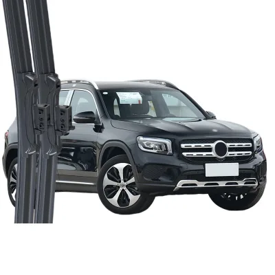 OEM Premium Frameless Windshield Wiper Blades for Mercedes-Benz GLB220 – All-Season Natural Rubber Multi-Function Front Window Wipers OEM Premium Frameless Windshield Wiper Blades for Mercedes-Benz GLB220 – All-Season Natural Rubber Multi-Function Front Window Wipers