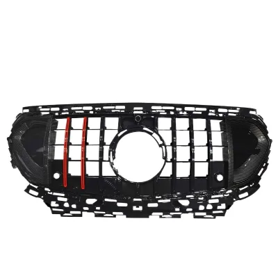 Front Bumper Grille Brabus Style for Mercedes-Benz E-Class W214 2024 Upper Radiator Mesh Front Bumper Grille Brabus Style for Mercedes-Benz E-Class W214 2024 Upper Radiator Mesh