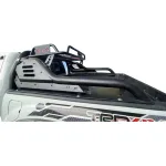 Reinforced Bed Rack Roll Bar with Basket for Toyota Tundra Pickup Trucks