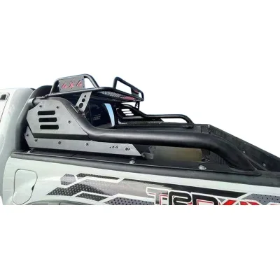 Reinforced Bed Rack Roll Bar with Basket for Toyota Tundra Pickup Trucks Reinforced Bed Rack Roll Bar with Basket for Toyota Tundra Pickup Trucks