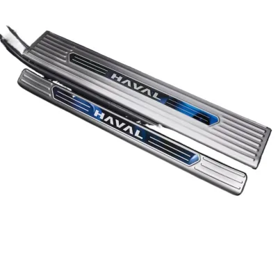 Haval Raptors Threshold Bar Welcome Pedal Modification Trunk Guard Decorative Stainless Steel Anti-stepping Protection Sticker Harvard Haval Raptors Threshold Bar Welcome Pedal Modification Trunk Guard Decorative Stainless Steel Anti-stepping Protection Sticker Harvard