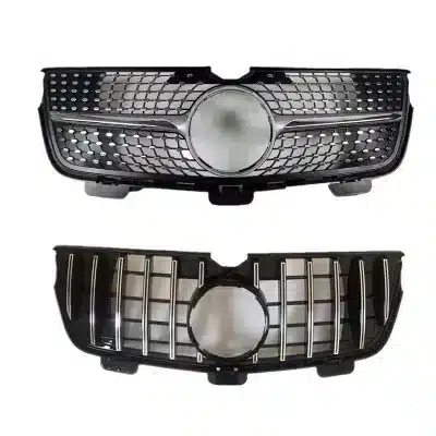 Front Bumper Grille Star / GT Style Vertical Slats Mesh for Mercedes-Benz GL-Class X164 2005-2011 GL450 Front Bumper Grille Star / GT Style Vertical Slats Mesh for Mercedes-Benz GL-Class X164 2005-2011 GL450
