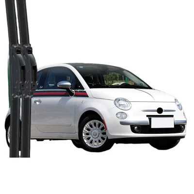 Professional Frameless Windshield Wiper Blades All-Season Silent Clean Front Pair for Fiat 500 Professional Frameless Windshield Wiper Blades All-Season Silent Clean Front Pair for Fiat 500