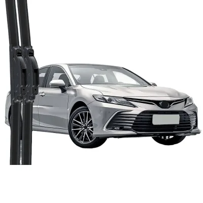 Frameless Windshield Wiper Blades for Toyota Camry Gen 6 Gen 7 Gen 8 Hybrid Silent Rubber Wipers Replacement Frameless Windshield Wiper Blades for Toyota Camry Gen 6 Gen 7 Gen 8 Hybrid Silent Rubber Wipers Replacement