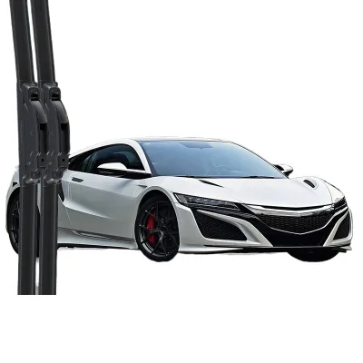 Universal Frameless Windshield Wiper Blades with Double Rubber Strip for Acura NSX Silent Performance Universal Frameless Windshield Wiper Blades with Double Rubber Strip for Acura NSX Silent Performance
