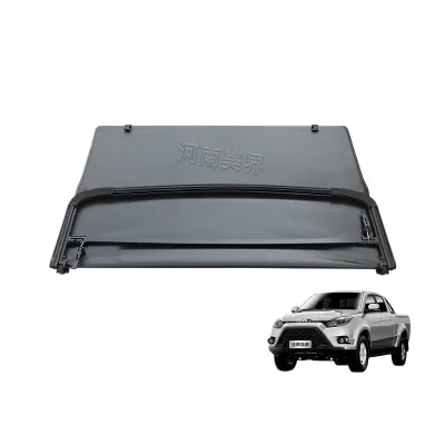 Soft Tri-Fold Tonneau Cover for JMC Vigus 3/5/7 Pickup Truck Bed Waterproof Rear Shell Cover Soft Tri-Fold Tonneau Cover for JMC Vigus 3/5/7 Pickup Truck Bed Waterproof Rear Shell Cover