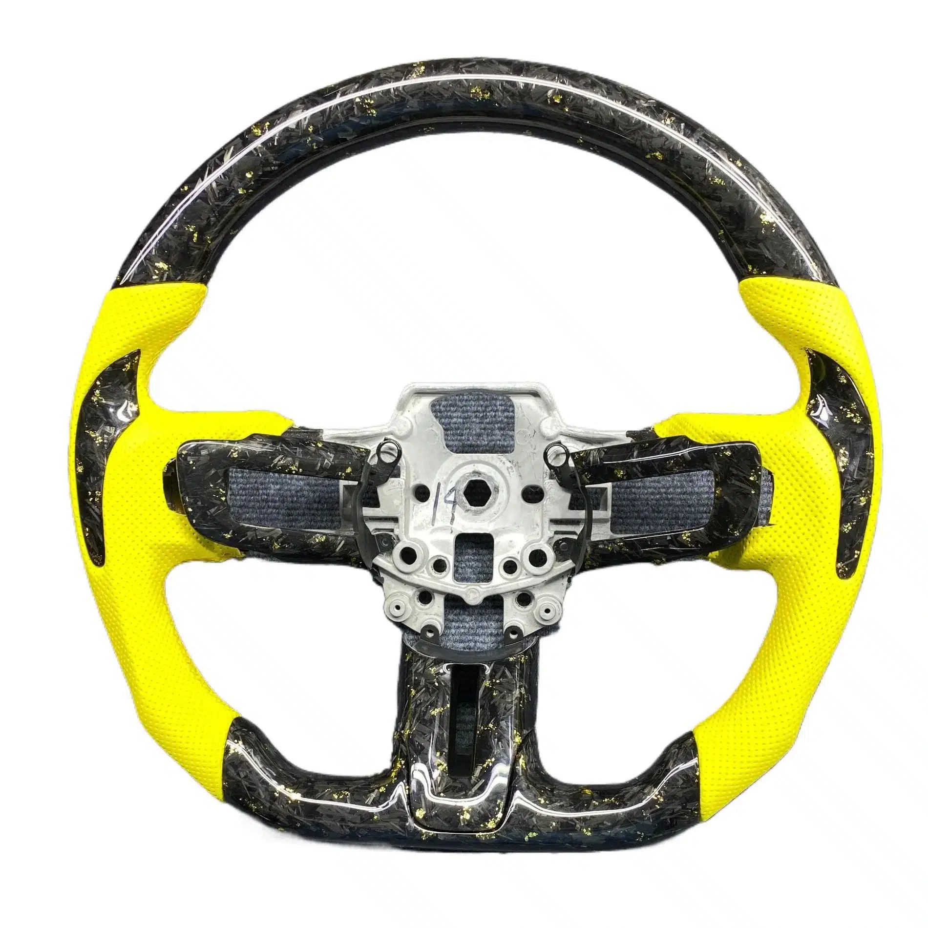 Carbon Fiber Steering Wheel Modification for Mustang Performance Steering Wheel Interior Upgrade