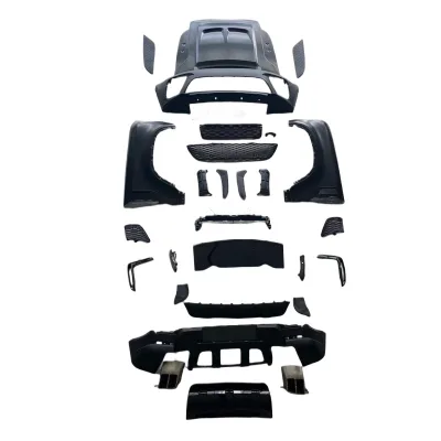 SVR Style Front and Rear Bumper Body Kit for Land Rover Defender 110 SVR Style Front and Rear Bumper Body Kit for Land Rover Defender 110