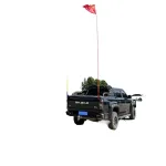 Pickup Truck Tailgate Flagpole Mount Holder for JMC Grand Avenue, Chaser, Conqueror
