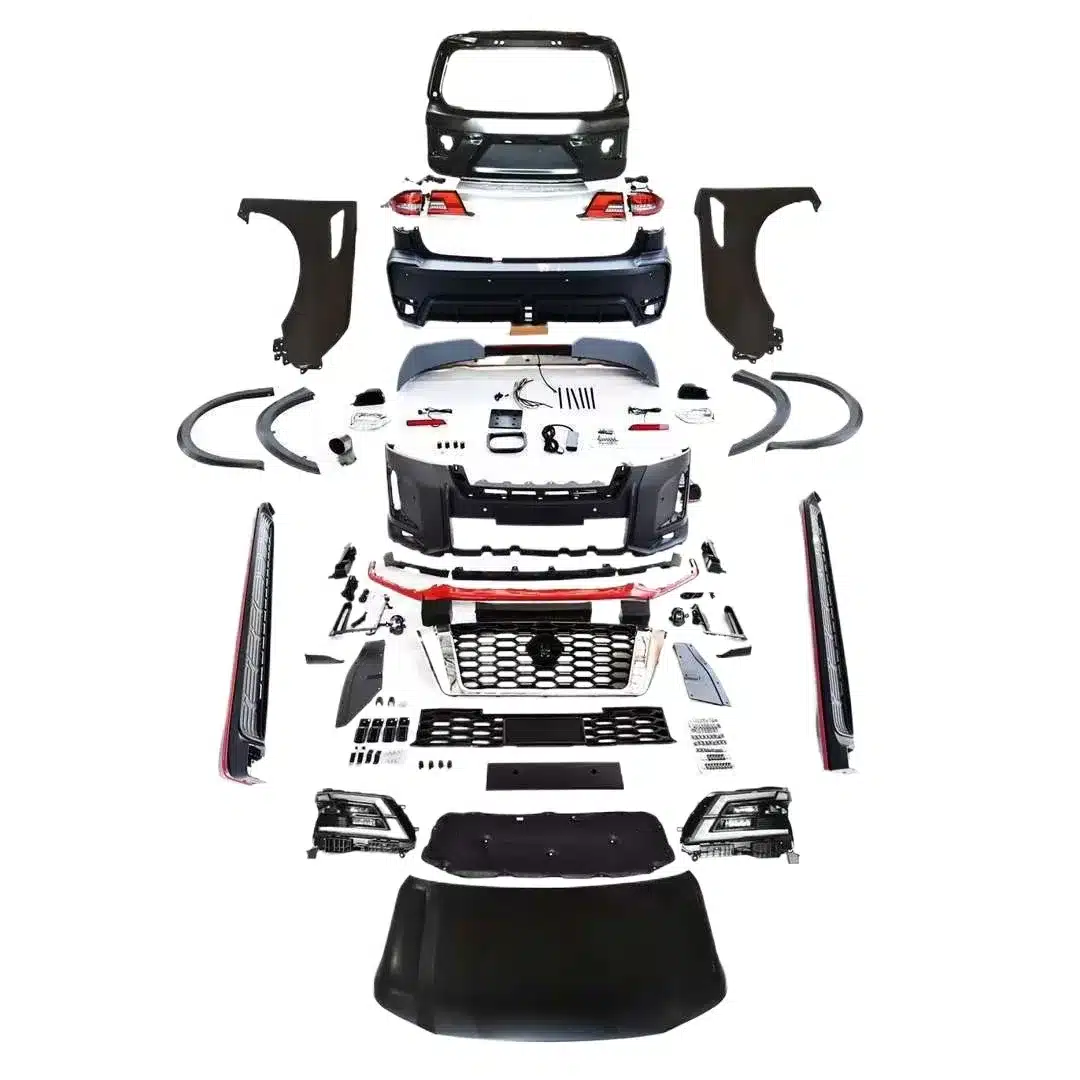 NISMO Style Body Kit Full Front and Rear Bumper Assembly for Nissan Patrol Conversion Upgrade