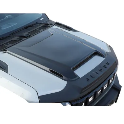 Engine Hood Garnish Cover Trim for Jetour Traveler T2, Matte Black Exterior Air Intake Grille Decoration Engine Hood Garnish Cover Trim for Jetour Traveler T2, Matte Black Exterior Air Intake Grille Decoration