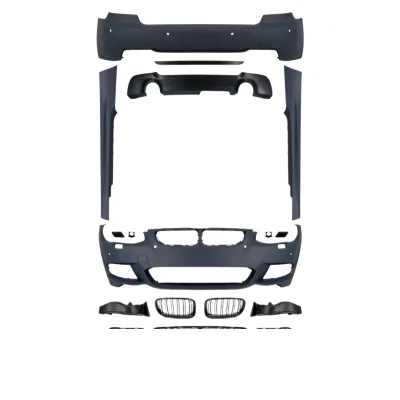 M-TECH Style Body Kit Front and Rear Bumper Set for BMW 3 Series E92 E93 LCI 2009-2013