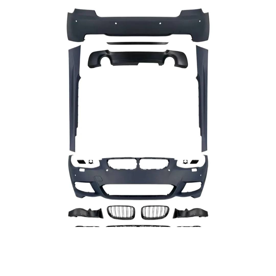 M-TECH Style Body Kit Front and Rear Bumper Set for BMW 3 Series E92 E93 LCI 2009-2013