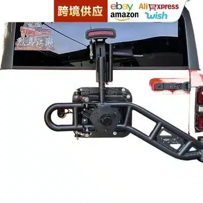 Heavy Duty Spare Tire Mount Linkage Bracket for Ford Bronco, Tailgate Weight Reduction Flag Pole Holder Off-Road Accessory Heavy Duty Spare Tire Mount Linkage Bracket for Ford Bronco, Tailgate Weight Reduction Flag Pole Holder Off-Road Accessory