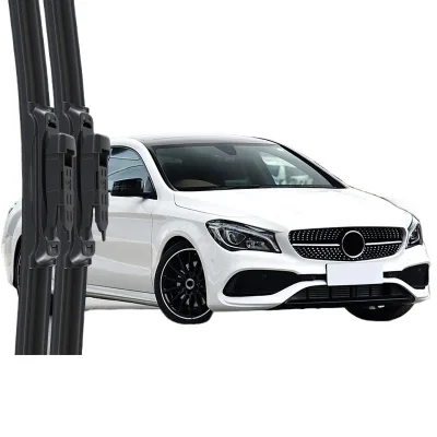 All-Weather Frameless Windshield Wiper Blades for Mercedes-Benz CLA260 Natural Rubber Silent Performance Dual Pack All-Weather Frameless Windshield Wiper Blades for Mercedes-Benz CLA260 Natural Rubber Silent Performance Dual Pack