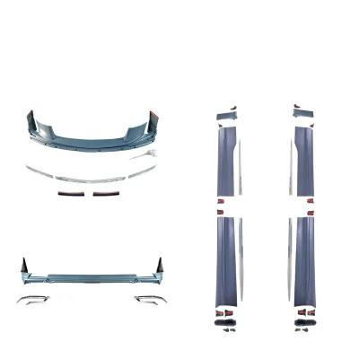 Front and Rear Bumper Body Kit Set Compatible with Toyota Alphard Monalisa LM Style Upgrades Front and Rear Bumper Body Kit Set Compatible with Toyota Alphard Monalisa LM Style Upgrades