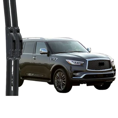 Wiper Blades for Infiniti QX80 Multi-Function Frameless Silent Rubber Windshield Wiper Blades Pair