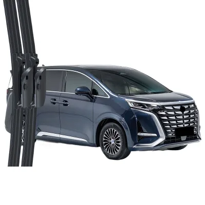 Custom Fit Frameless Wiper Blades for Denza D9 DM-i EV Hybrid Electric Vehicles Silent Rubber Front Windshield Wiper Blade Set Custom Fit Frameless Wiper Blades for Denza D9 DM-i EV Hybrid Electric Vehicles Silent Rubber Front Windshield Wiper Blade Set