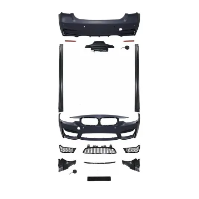 M3 Style Body Kit Conversion for BMW 3 Series F30 Base Models Front & Rear Bumper with Side Skirts M3 Style Body Kit Conversion for BMW 3 Series F30 Base Models Front & Rear Bumper with Side Skirts