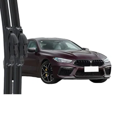 Professional Frameless Windshield Wiper Blades with Quiet Rubber Strip for BMW M8 and Universal Fitment Professional Frameless Windshield Wiper Blades with Quiet Rubber Strip for BMW M8 and Universal Fitment