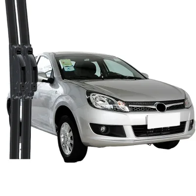 Front Windshield Wiper Blades Set for JAC Heyue A13/A13RS Frameless Silent Rubber Wiper Arm Blades