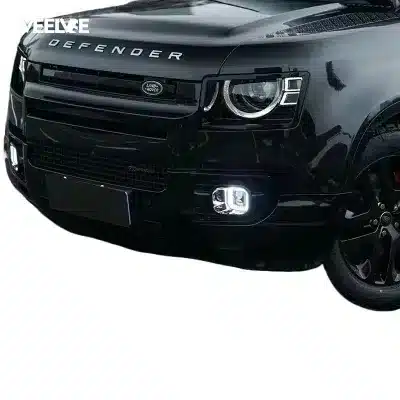 Suitable for Land Rover New Defender 110/90/130 Modified Urban Square Golden Eye Fog Lamp Front Bar Mesh Spotlight Suitable for Land Rover New Defender 110/90/130 Modified Urban Square Golden Eye Fog Lamp Front Bar Mesh Spotlight