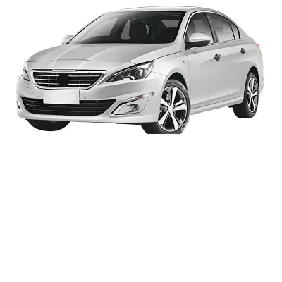 Soft TPE Rubber Mud Flaps Splash Guards for Peugeot 408 2015 Front and Rear 4-Piece Set