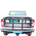 Pickup Truck Bed Extender Cargo Management Aluminum Alloy Fence Rack