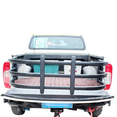 Pickup Truck Bed Extender Cargo Management Aluminum Alloy Fence Rack Pickup Truck Bed Extender Cargo Management Aluminum Alloy Fence Rack