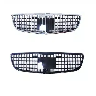 Maybach Style Front Grille Overlay for Mercedes-Benz GLS-Class X166 Chrome Mesh Radiator Guard Maybach Style Front Grille Overlay for Mercedes-Benz GLS-Class X166 Chrome Mesh Radiator Guard