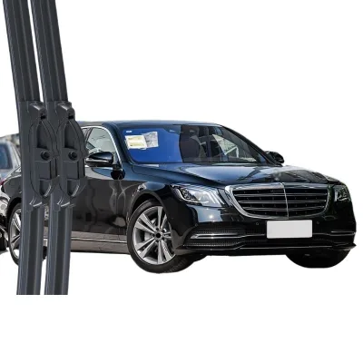 Multi-Functional Frameless Windshield Wiper Blades Silent Rubber Refills for Mercedes-Benz S350 S350L Multi-Functional Frameless Windshield Wiper Blades Silent Rubber Refills for Mercedes-Benz S350 S350L
