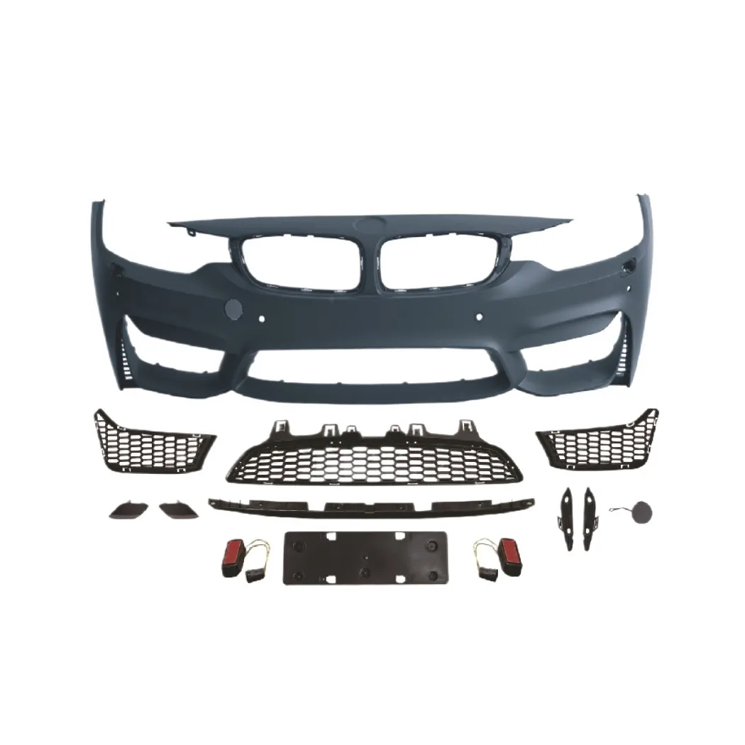 M4 Style Front and Rear Bumper Body Kit for BMW 4 Series F32 F33 F36