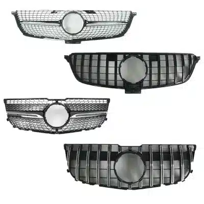 GT Style Front Grille Radiator Vent Grill for Mercedes-Benz ML W166 W164 GLK X204 GT Style Front Grille Radiator Vent Grill for Mercedes-Benz ML W166 W164 GLK X204