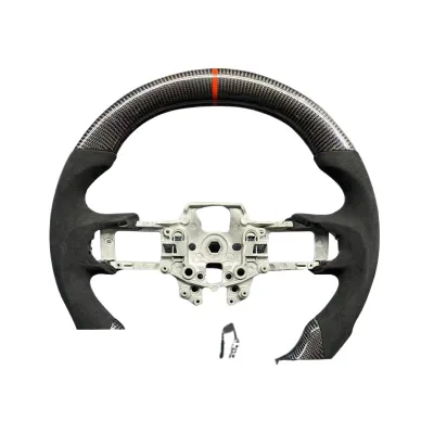 Carbon Fiber Steering Wheel Modification for Mustang Performance Steering Wheel Interior Upgrade Carbon Fiber Steering Wheel Modification for Mustang Performance Steering Wheel Interior Upgrade