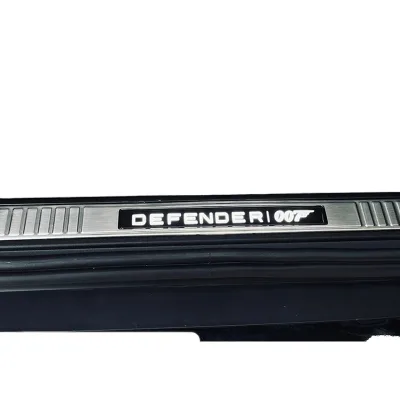 LED Rear Door Sill Guard Trunk Welcome Pedal Scuff Plate Trim for Land Rover Defender LED Rear Door Sill Guard Trunk Welcome Pedal Scuff Plate Trim for Land Rover Defender