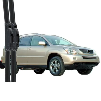 All-Weather Frameless Windshield Wiper Blades Silent Natural Rubber Refills for Lexus RX400h All-Weather Frameless Windshield Wiper Blades Silent Natural Rubber Refills for Lexus RX400h