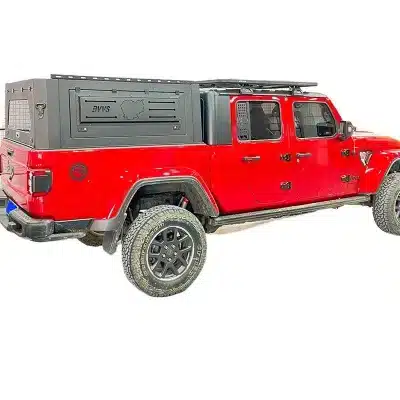 Truck Bed Cap Manganese Steel Tri-fold High Top Cover for Jeep Gladiator Truck Bed Cap Manganese Steel Tri-fold High Top Cover for Jeep Gladiator