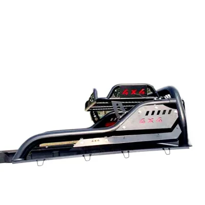 Pickup Truck Bed Rack Roll Bar with Basket for Isuzu D-MAX 2021 Pickup Truck Bed Rack Roll Bar with Basket for Isuzu D-MAX 2021